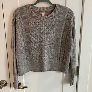 Mossimo Brown Patterned Sweater